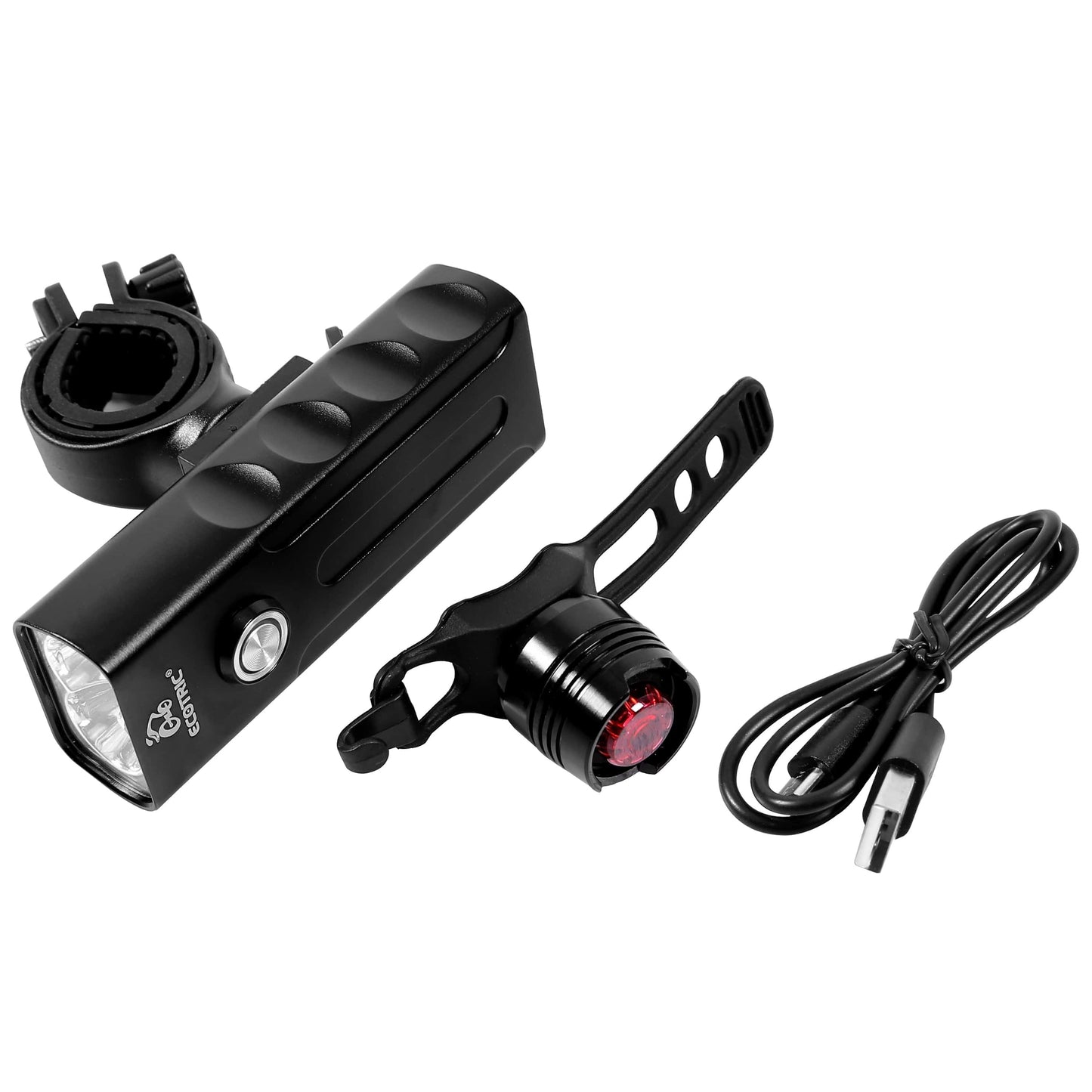 Ecotric Bicycle Lights Front and Rear Light