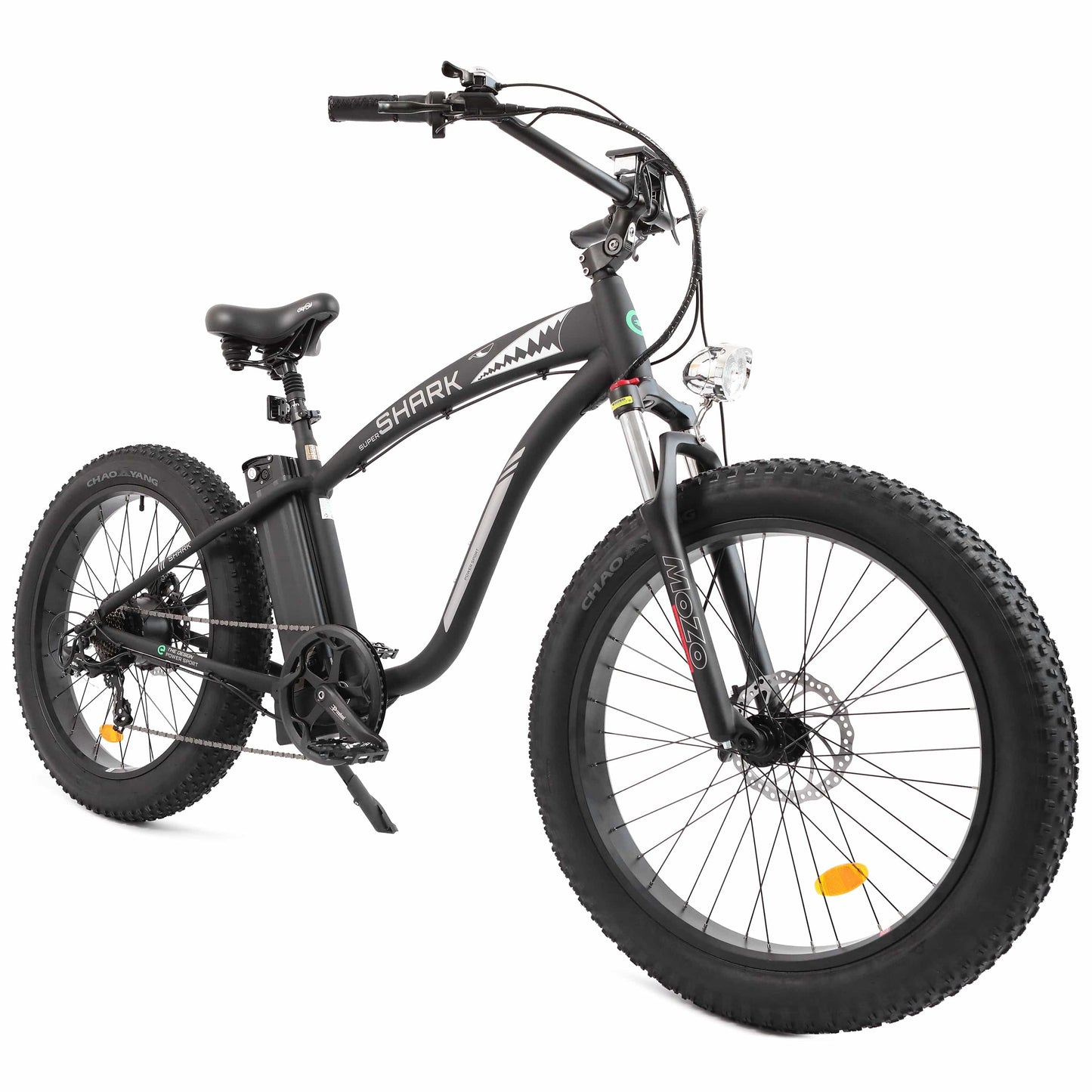 Ecotric ebikes Black rims UL Certified-Ecotric Hammer Electric Fat Tire Beach Snow Bike