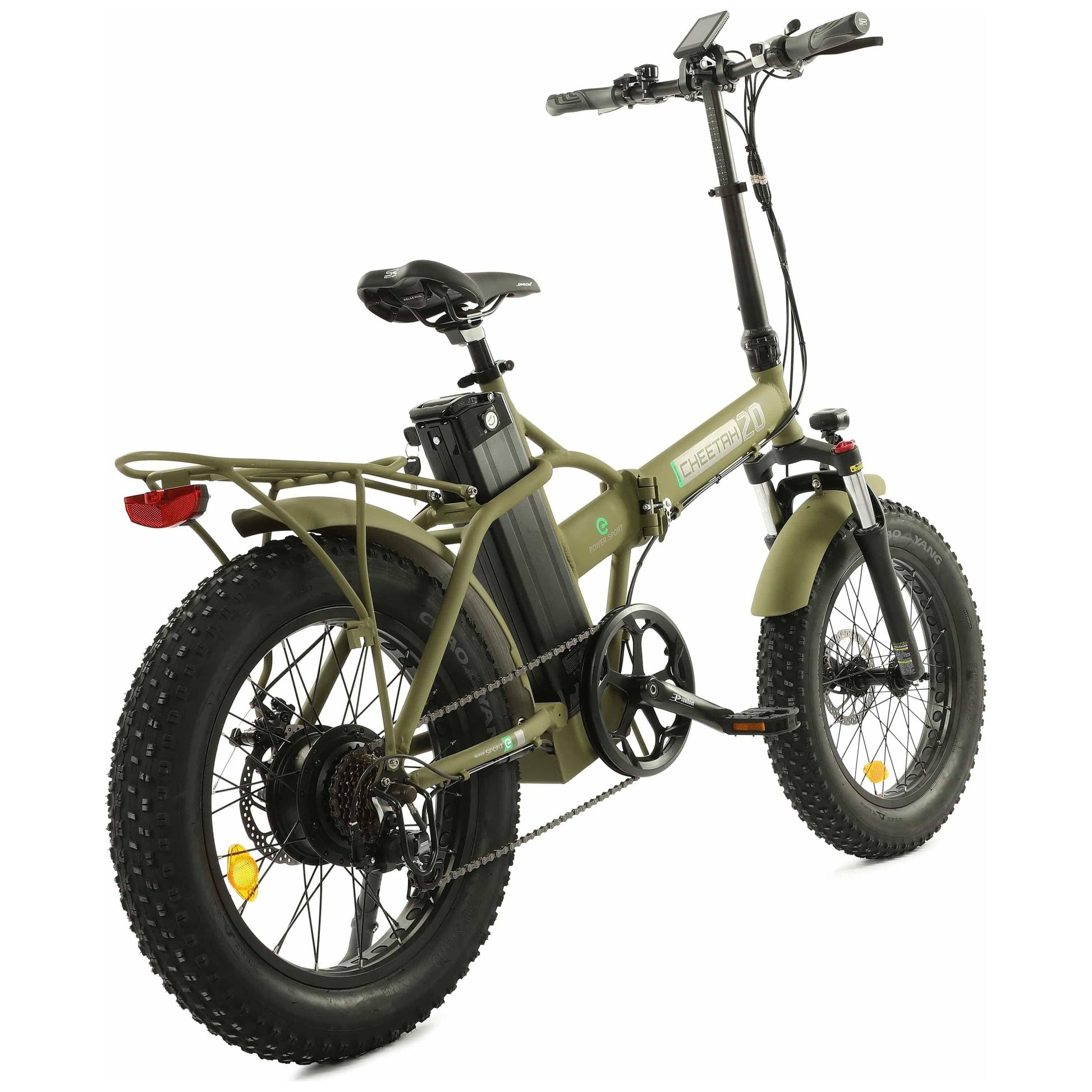 Ecotric Ebikes Ecotric 48V Fat Tire Portable and Folding Electric Bike with color LCD display