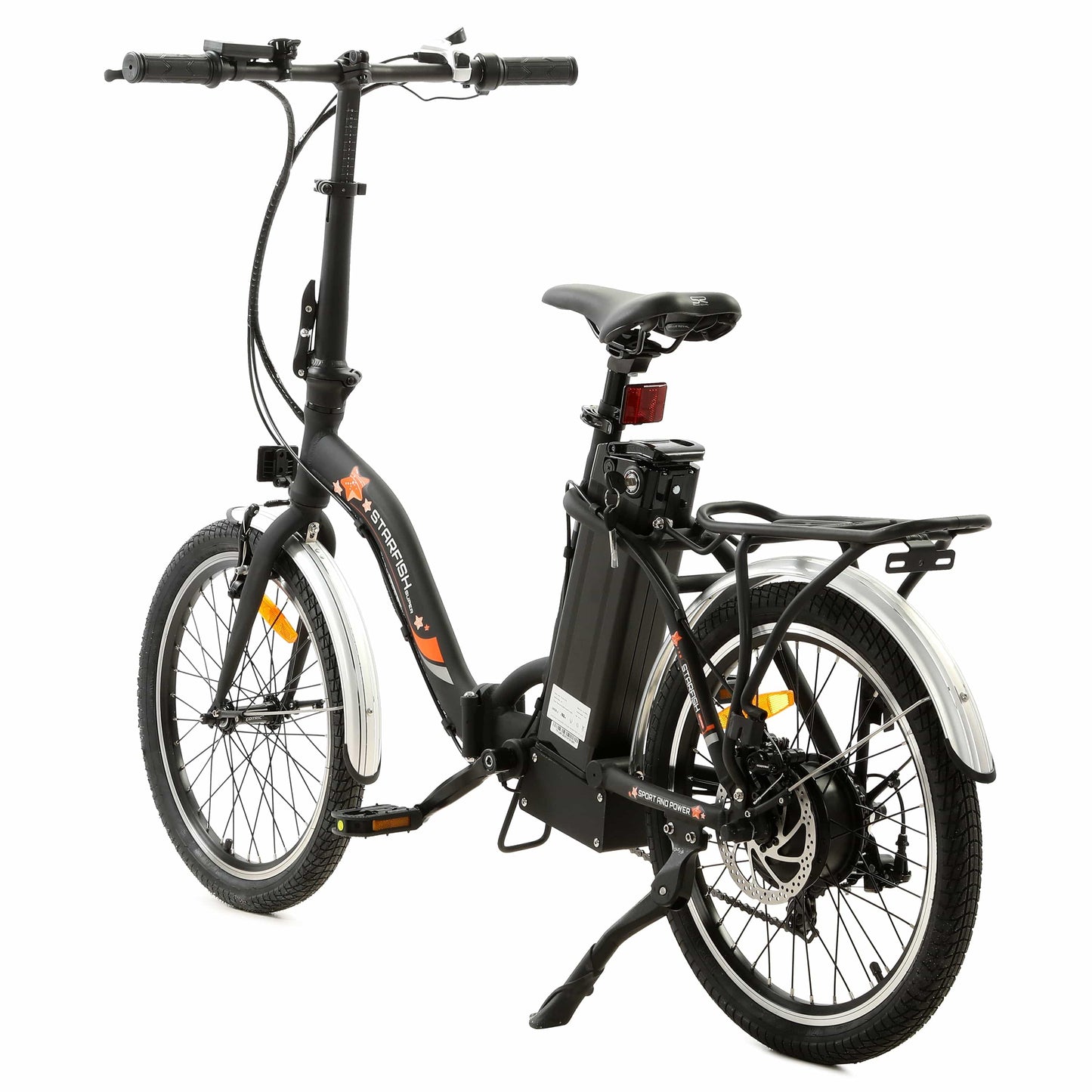 Ecotric ebikes Ecotric UL Certified 20" Starfish-Black