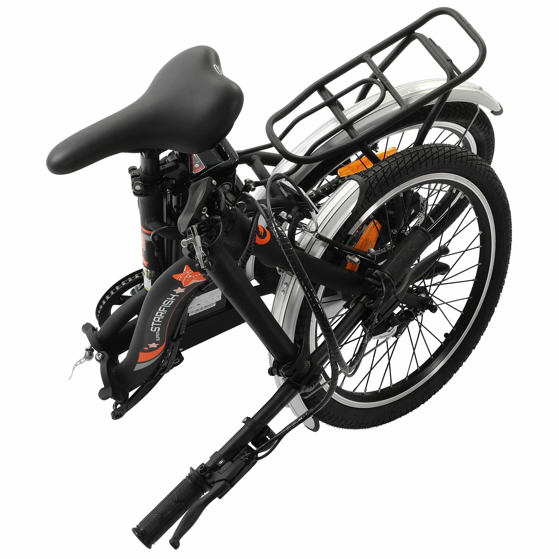 Ecotric ebikes Ecotric UL Certified 20" Starfish-Black