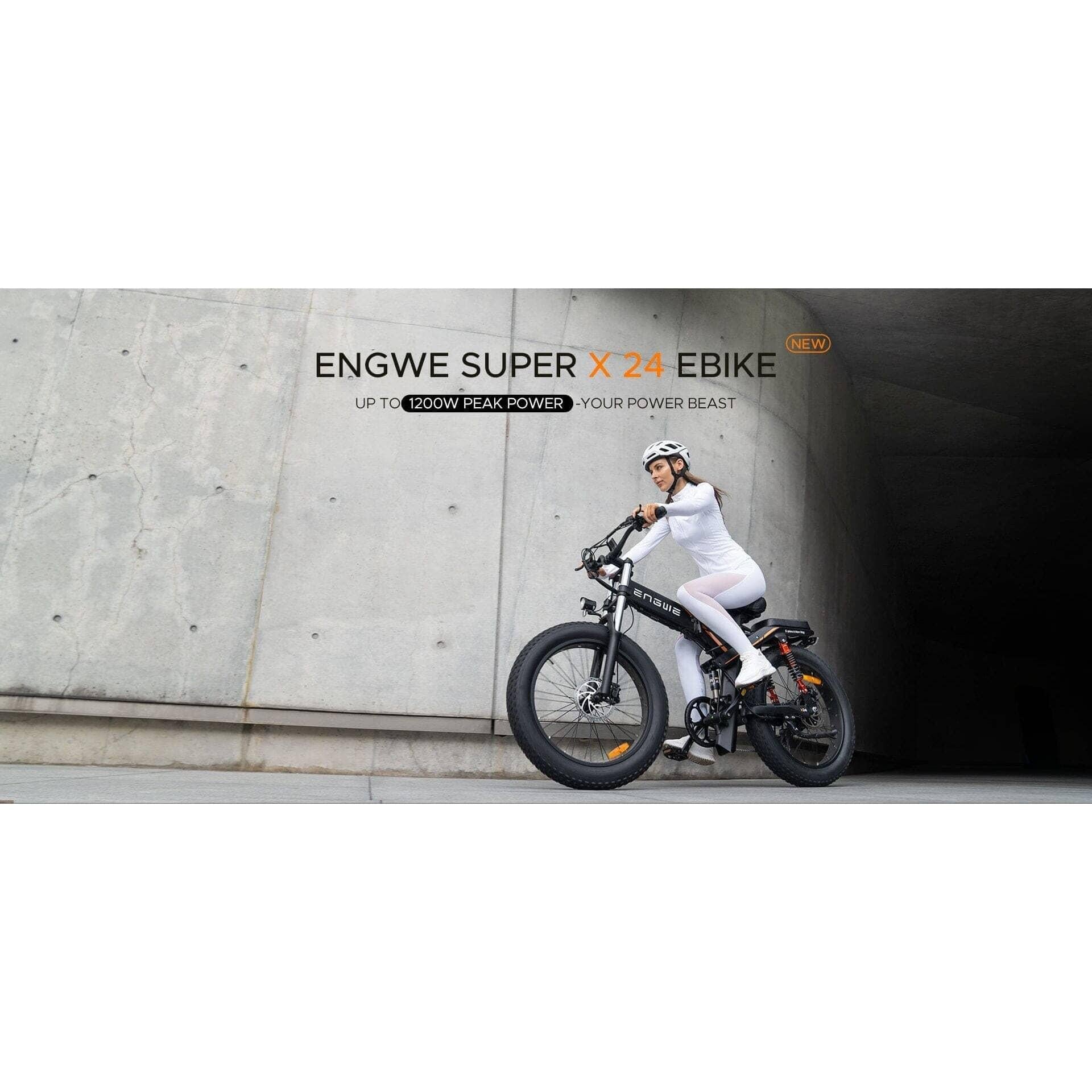 Engwe ebikes Engwe X24 1200W Triple Suspension Foldable Ebike