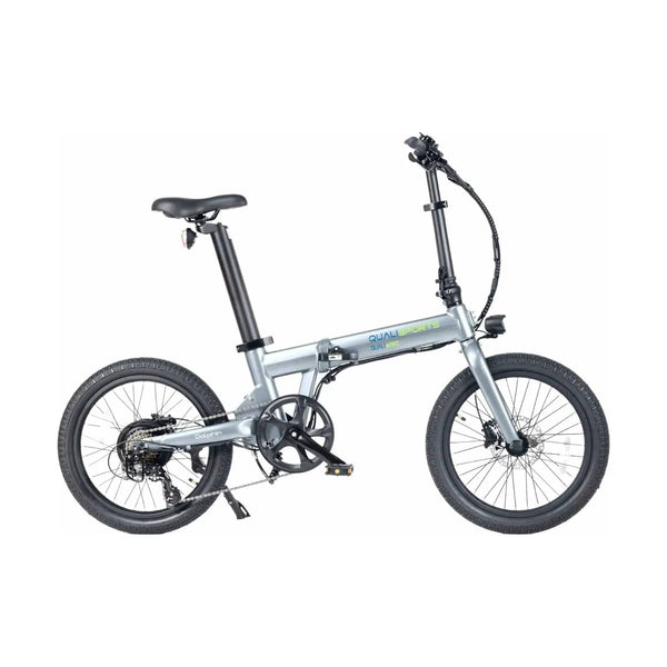 Qualisports ebikes Glossy Metallic Gray Qualisports Dolphin Plus (Dual battery)