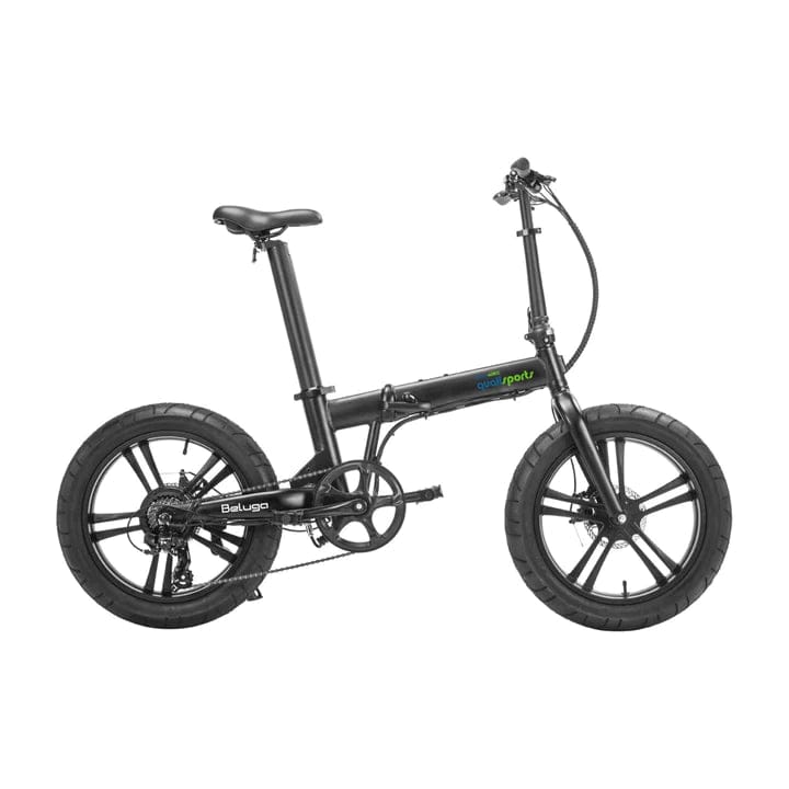 Qualisports ebikes Satin Black Qualisports Beluga