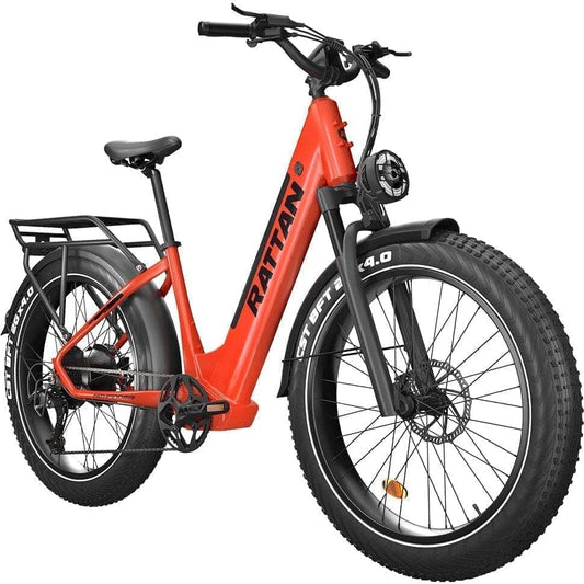 Rattan ebikes Lava Red / Ebike only Rattan Pathfinder ST